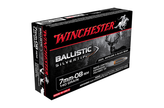 WINCHESTER BALLISTIC SILVER TIP 7MM-08 140GR PT