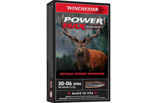 WINCHESTER POWER MAX BONDED 30-06SPRINGFIELD 180GR PMB
