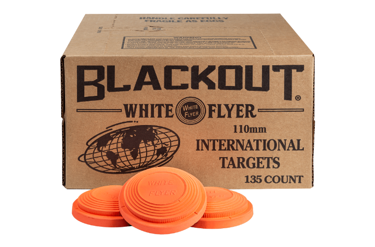 WHITE FLYER BLACKOUT INTERNATIONAL 110MM ORANGE TOP 135PK