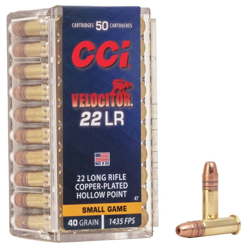 CCI VELOCITER 22LR HP 50PK
