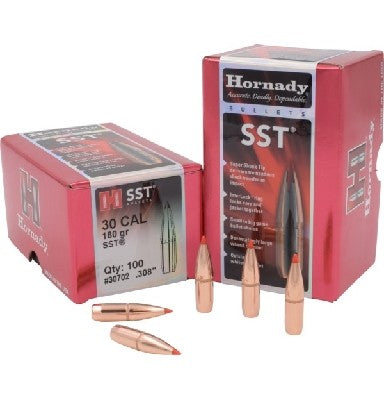HORNADY .308 30CAL 180GRN SST PROJECTILES 100PK