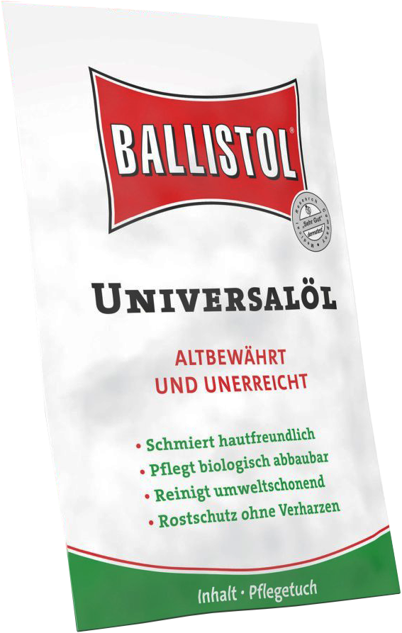 BALLISTOL UNIVERSAL OIL FIELD WIPES - 10 PACK