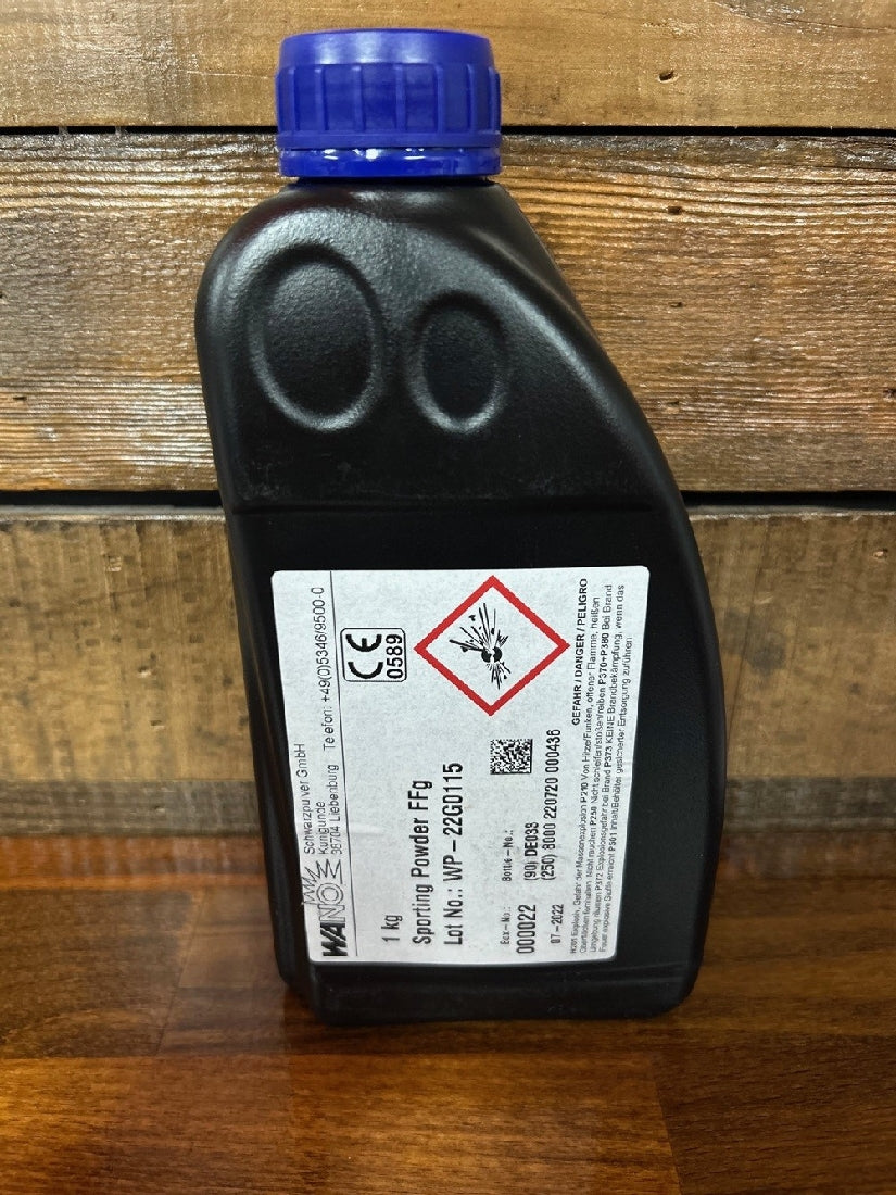 WANO 1KG FFFg SPORTING BLACK POWDER