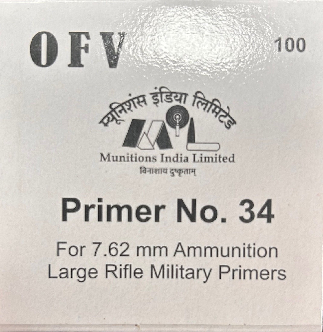 OFV LARGE RIFLE PRIMERS 100PK