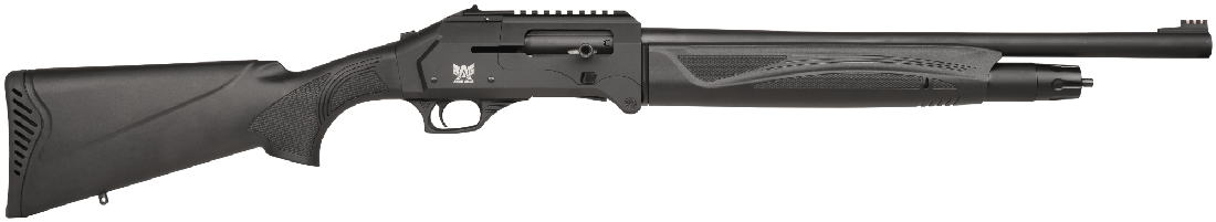 AXOR ARMS BUSHPIG 12G 20" LEVER RELEASE SHOTGUN 5+1 HEAVY DUTY CANVAS BAG