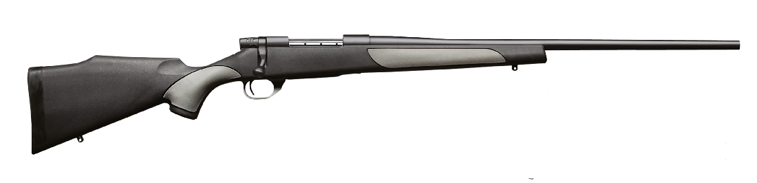 WEATHERBY VANGUARD BLUED SYNTHETIC BLACK/ GREY 223REM SPORTER