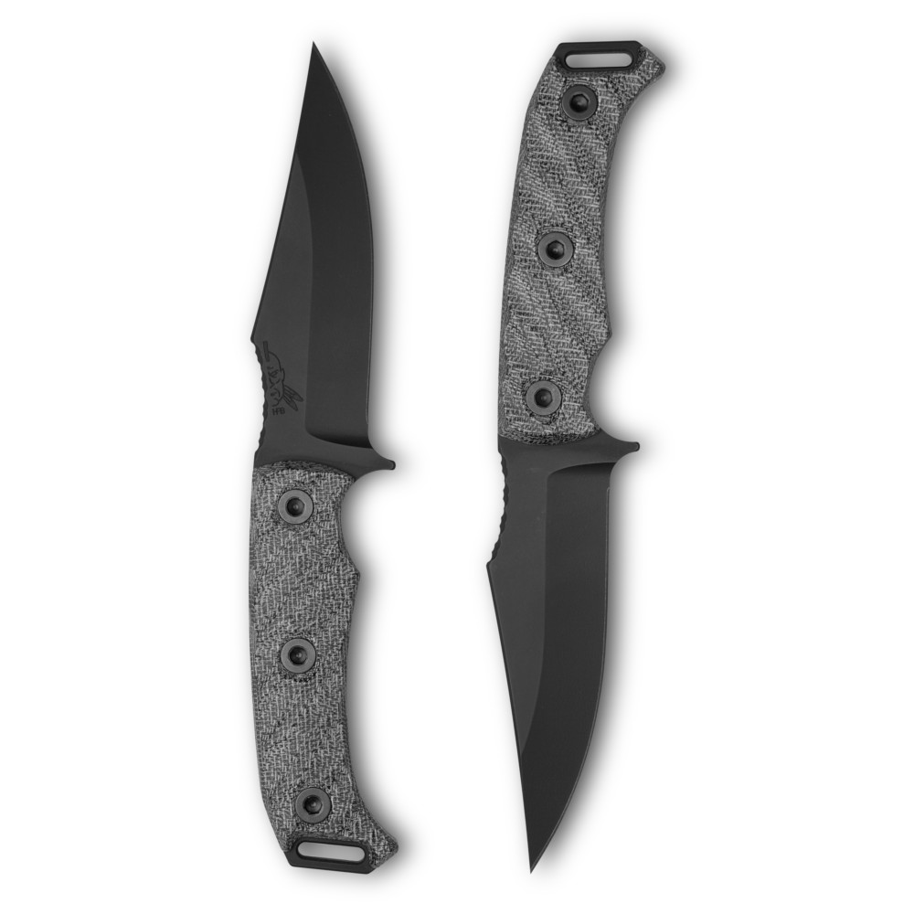 HALF FACE BLADES TOSAHWI - 4" BLACK MICARTA S45VN