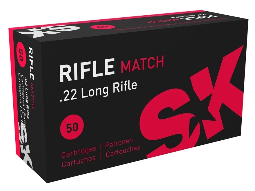 SK 22LR RIFLE MATCH 50PK