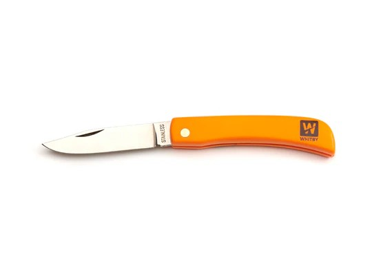 WHITBY POCKET KNIFE - PLASTIC ORANGE
