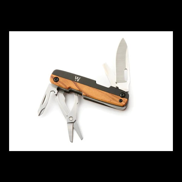 WHITBY KENT+ EDC KNIFE (BLACK/OLIVE WOOD) MULTI-PURPOSE KNIFE