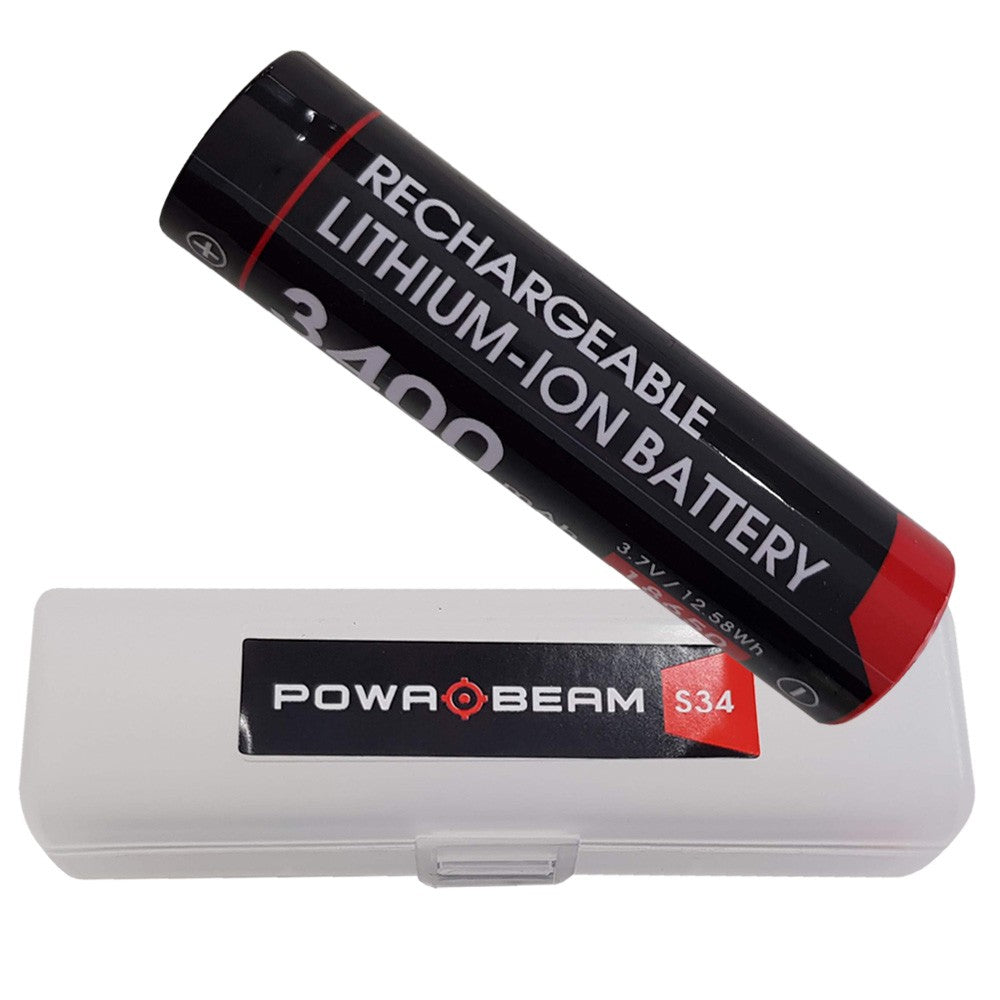 POWABEAM 18650 3400MAH BATTERY