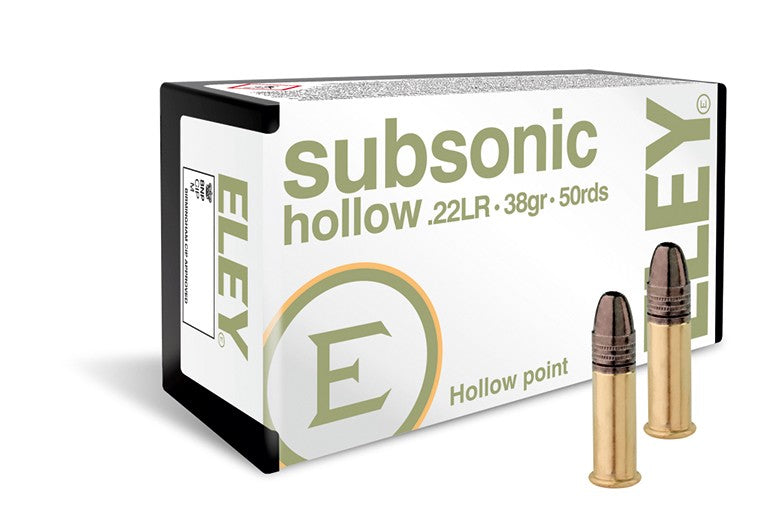 ELEY SUBSONIC 22LR 38GRN HP 50PK