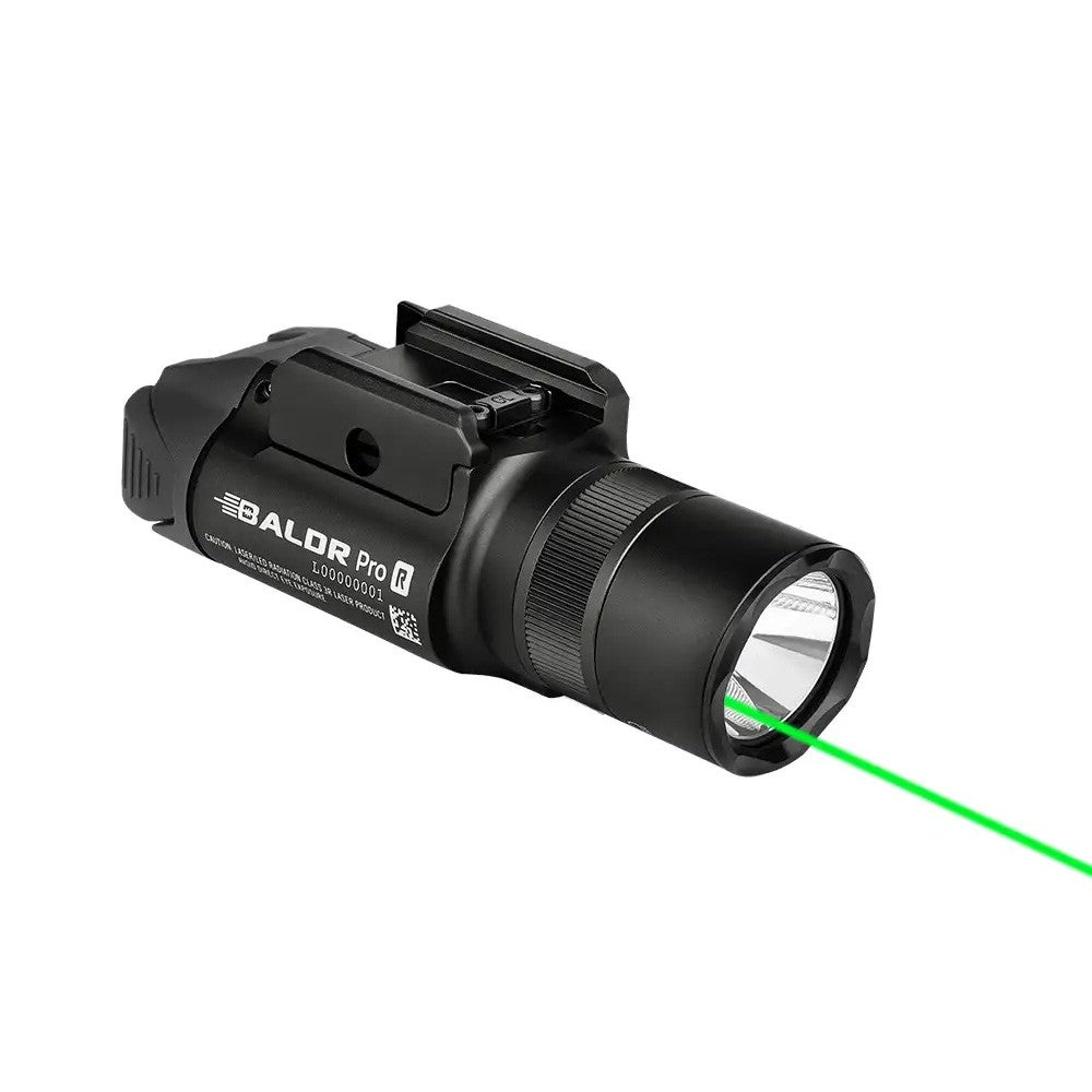OLIGHT BALDR RAIL MOUNT LIGHT & GREEN LASER 1350LM