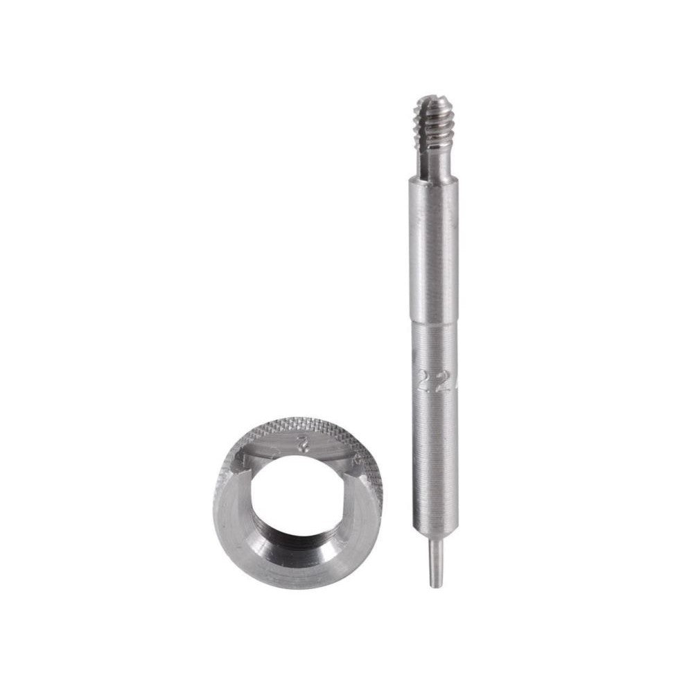 LEE CASE LENGTH GAUGE & SHELL HOLDER 6.5X55 MAUSER