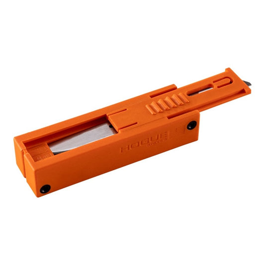 HOGUE EXPEL SCALPEL BLADE DISPENSER LOADED WITH 5 #60 STYLE BLADES - ORANGE
