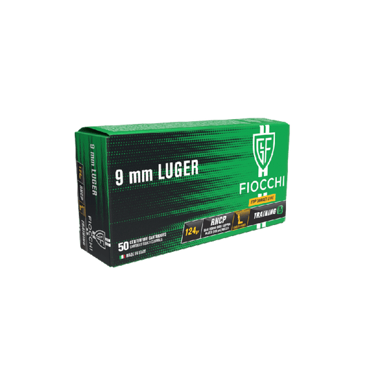 FIOCCHI 9MM LUGER 124GRN LRN COPPER PLATED 50PK