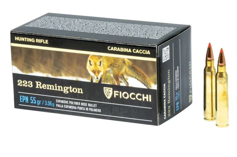 FIOCCHI 223 REM 55GR V-MAX 50PK POLY TIP