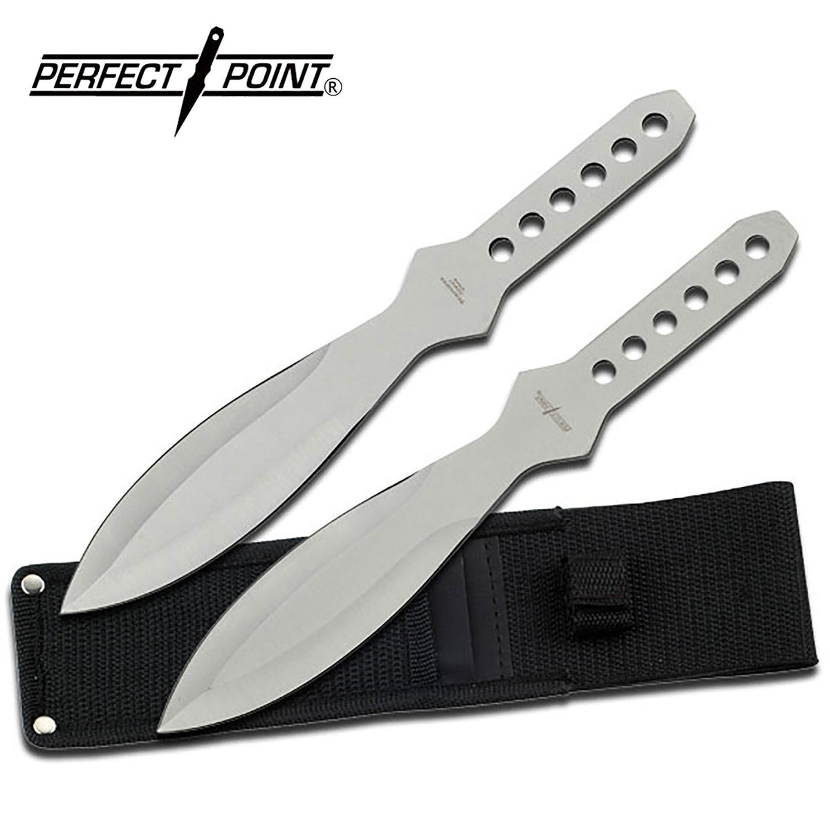 PERFECT POINT BIG THROWING KNIVES 2 PACK