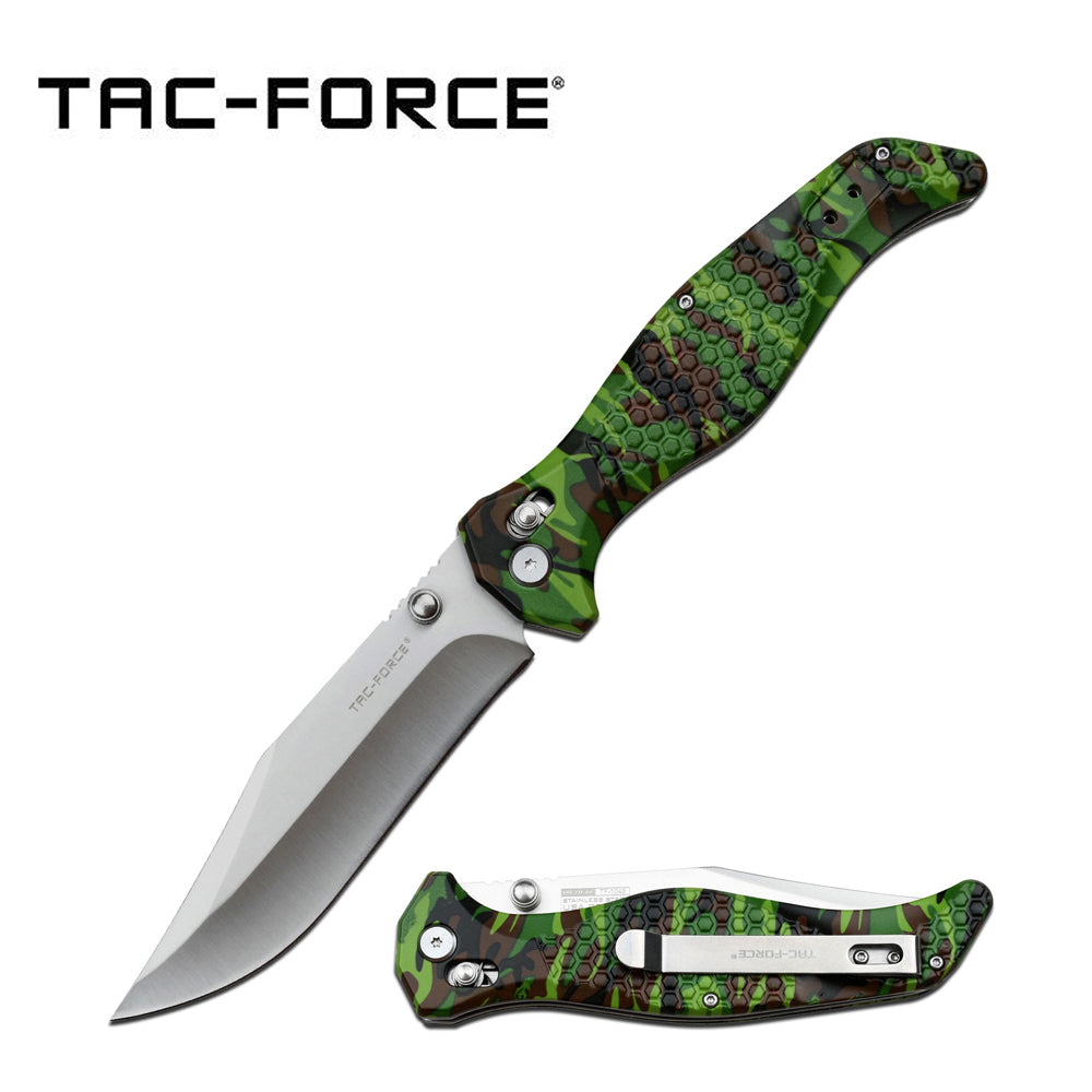 TAC-FORCE BALL BEARING CAMO FOLDING KNIFE