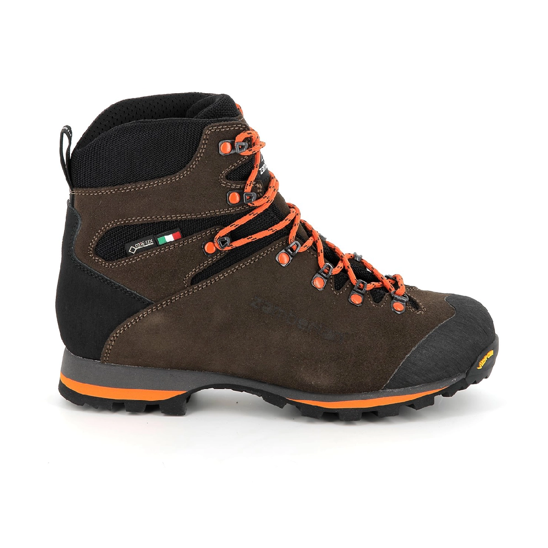 ZAMBERLAN 1103 STORM GTX COMFORT FIT HIKING BOOT MENS DK BROWN/ORNAGE US 11