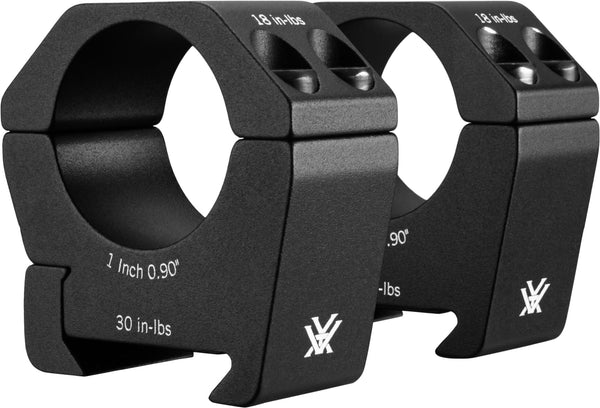 VORTEX SPORT RIFLESCOPE RINGS 1" MEDIUM (.90")