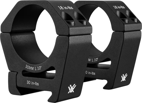 VORTEX SPORT RIFLESCOPE RINGS 30MM HIGH (1.1")