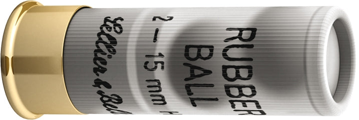 SELLIER & BELLOT 12GA 2 5/8" 12X67.5 RUBBER SHOT 2X15MM 25PK