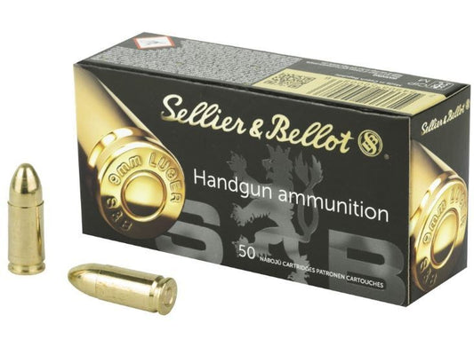 S&B 9MM LUGER 124GRN FMJ 50PK