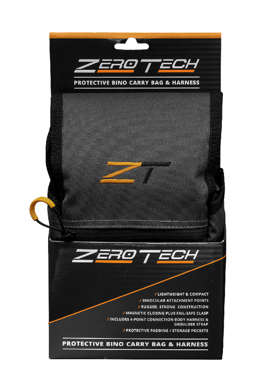ZEROTECH COMPACT BINO HARNESS GREY SUITS UP 45MM OBJ