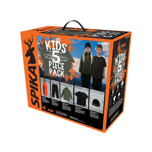 SPIKA 5-PIECE BOX PACK - KIDS- BIARRI CAMO SIZE 4