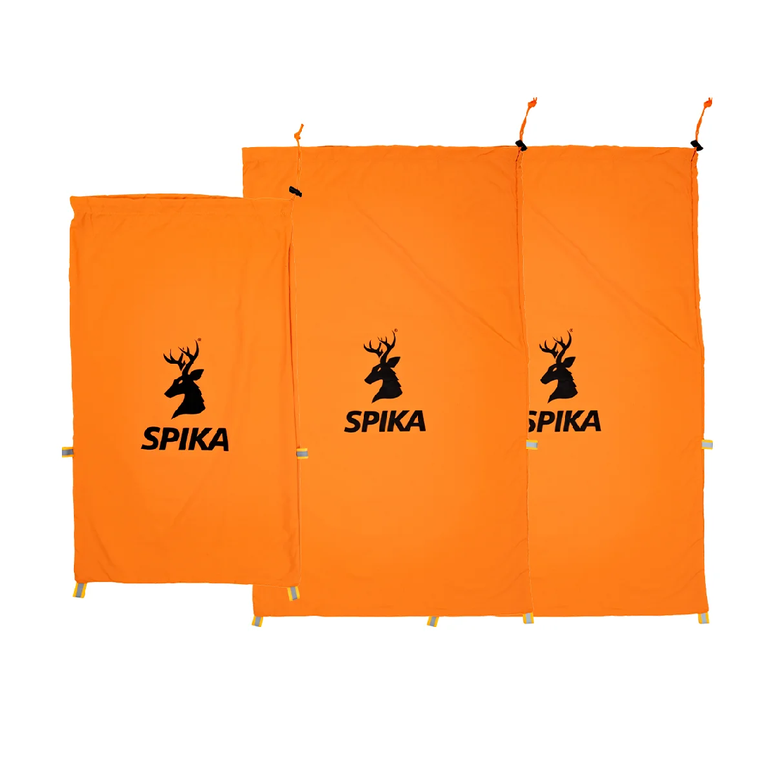 SPIKA DROVER MEAT BAG – ORANGE – 3PK (2 X LARGE, 1 X SMALL)