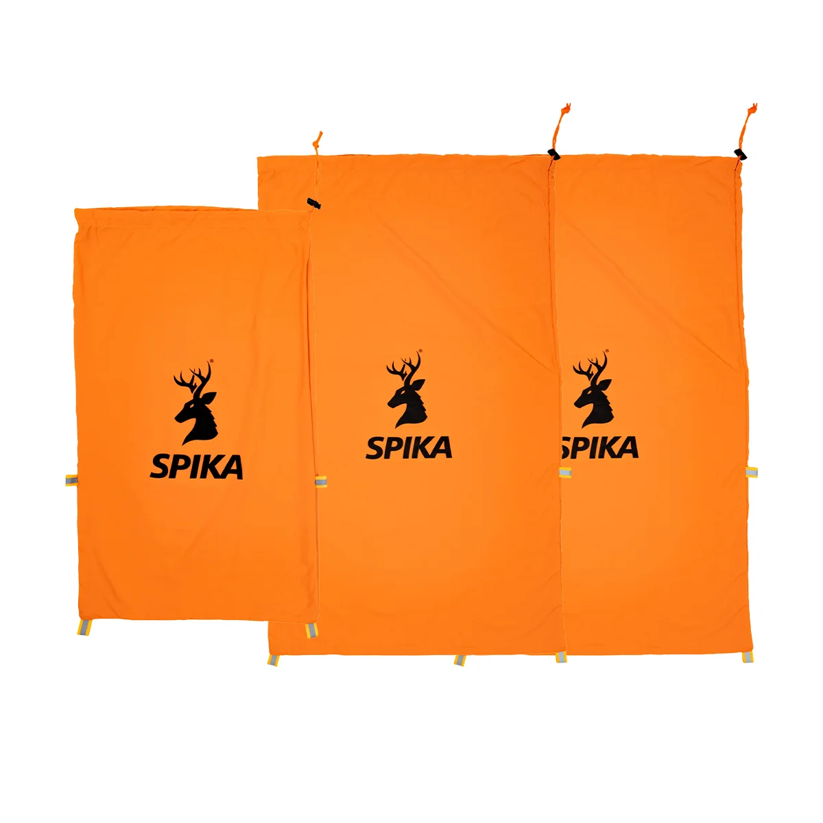 SPIKA DROVER MEAT BAG – ORANGE – 3PK (2 X LARGE, 1 X SMALL)