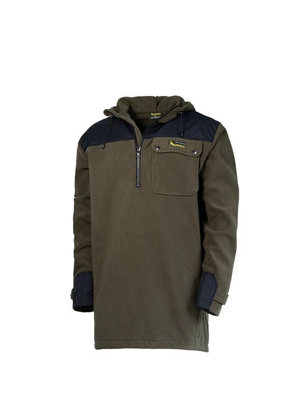 HUNTECH MENS BUSH BASICS COAT G2 (MILITARY GREEN) SMALL