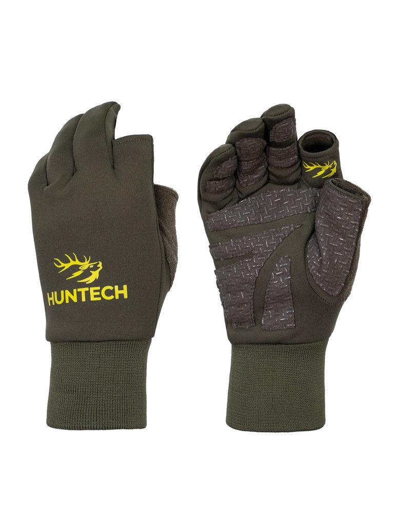 HUNTECH TRACKER GLOVES (MILITARY GREEN) EXTRA LARGE