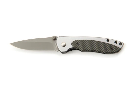 WHITBY ALUMINIUM & CARBON EFFECT LOCK KNIFE 2.5"