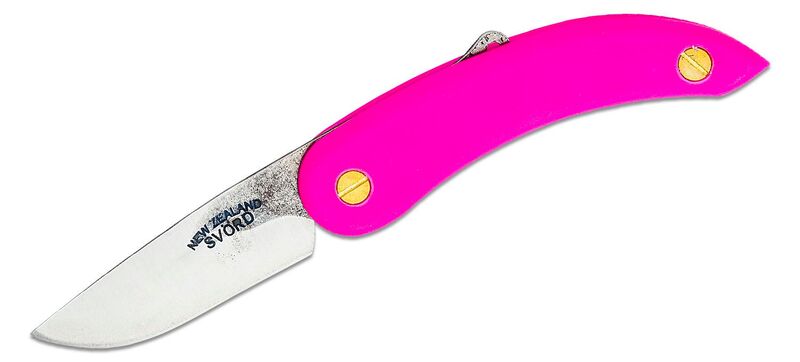 SVORD PEASANT KNIFE POLY PINK 75MM