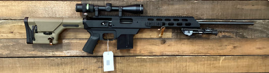 S/H REMINGTON 700 MDT TAC 21 CHASSIS W/TRIJICON OPTICS