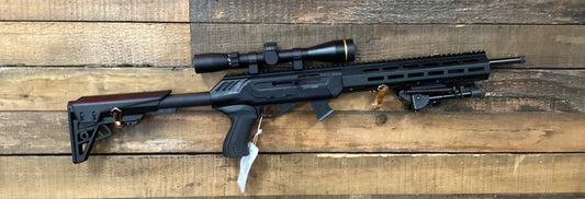 S/H CZ 515 22LR TACTICAL W/ LEUPOLD VX-FREEDOM 3-9X40 & BIPOD