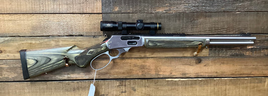 S/H JM MARLIN 1895SBL 45/70GOVERMENT LEUPOLD VX-R HOG OPTICS