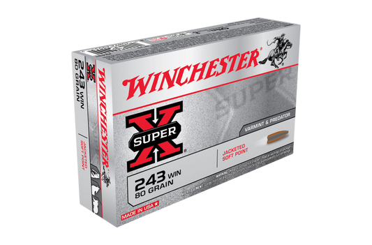 WINCHESTER 243WIN 80GRN SP SUPER -X