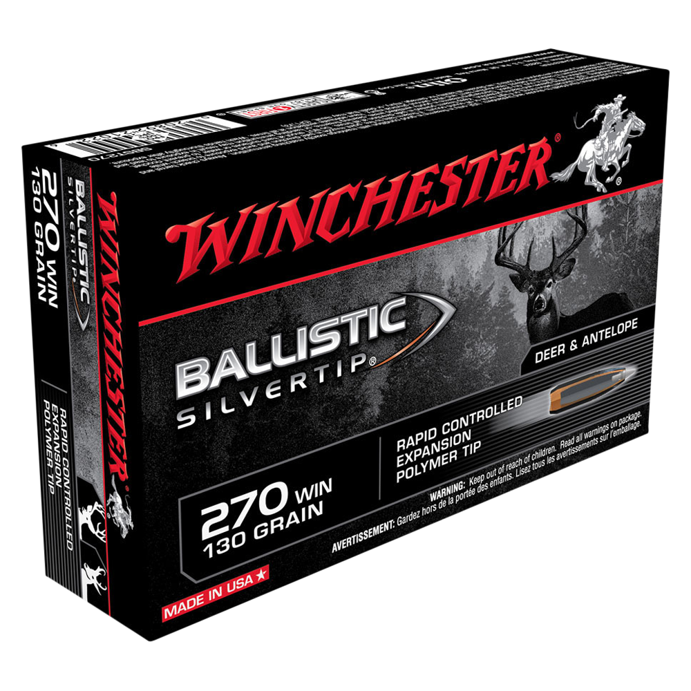 WINCHESTER 270WIN 130GRN BALLISTIC SILVERTIP 20PK