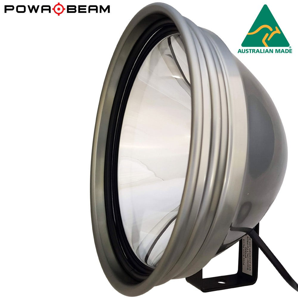 POWABEAM 9" QH 100W SPOTLIGHT BRACKETED