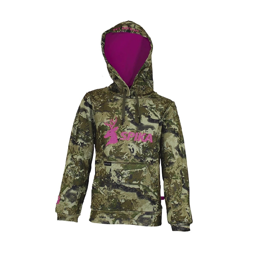 SPIKA GO CLASSIC HOODIE GIRLS BIARRI CAMO SIZE 14