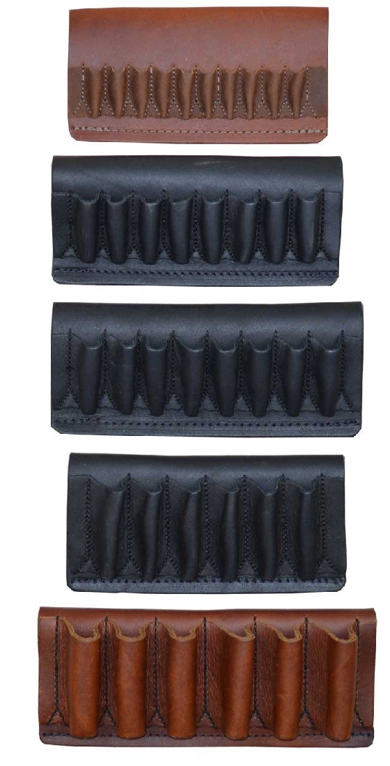 COLONIAL LEATHER 223 SLIDE ON GENUINE LEATHER AMMUNITION HOLDER