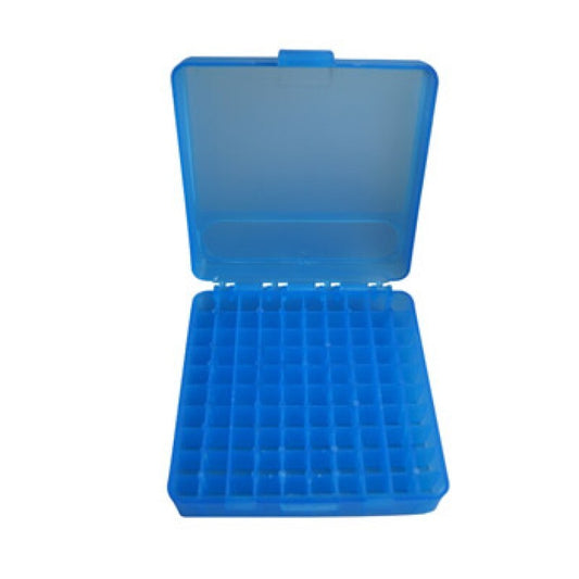 PRO-TACTICAL 38/357ETC PISTOL AMMO BOX 100RND BLUE