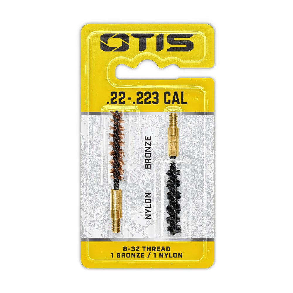 OTIS .22CAL BORE BRUSH 2PACK 1XNYLON / 1X BRONZE