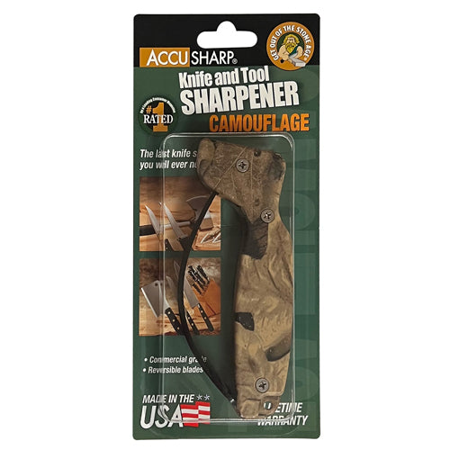 ACCUSHARP KNIFE AND TOOL SHARPENER-CAMO
