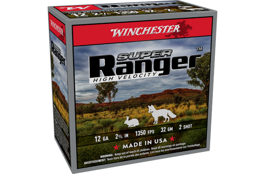 WINCHESTER SUPER RANGER 12G #2 SHOT 2-3/4" 32GRAM 25PK