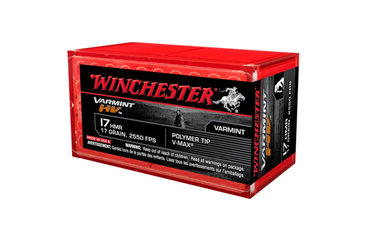 WINCHESTER VARMINT HV 17HMR 17GRN 50PK