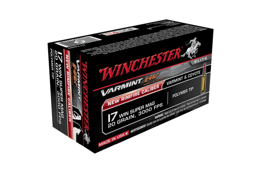 WINCHESTER VARMINT HV 17WSM 20GRN 50PK